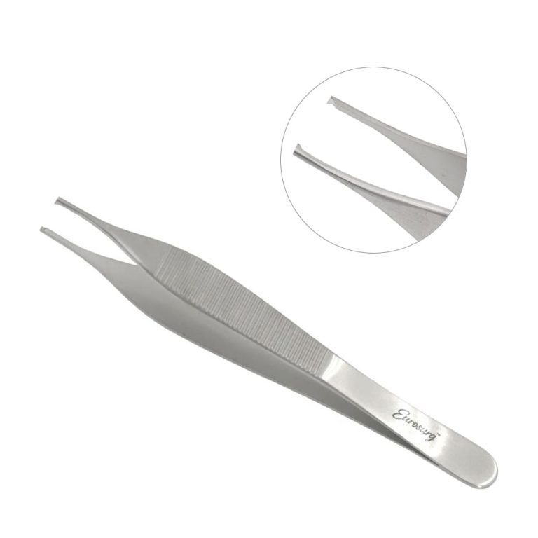 Adson Tissue Forceps 1x2 Teeth 4 3/4"