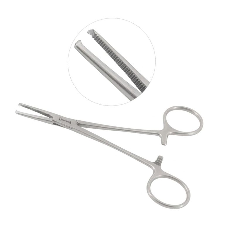 Halsted Mosquito Forceps 5" Straight, 1x2 Teeth