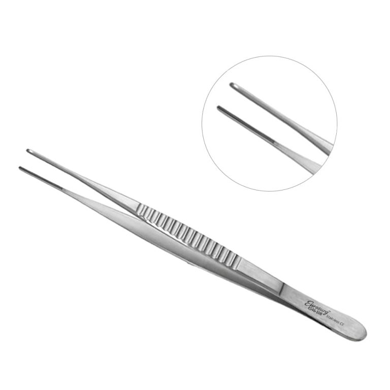 Debakey Vascular Tissue Forceps 1.5mm Wide Tips 6" Debakey Vascular Tissue Forceps 1.5mm Wide Tips 6"