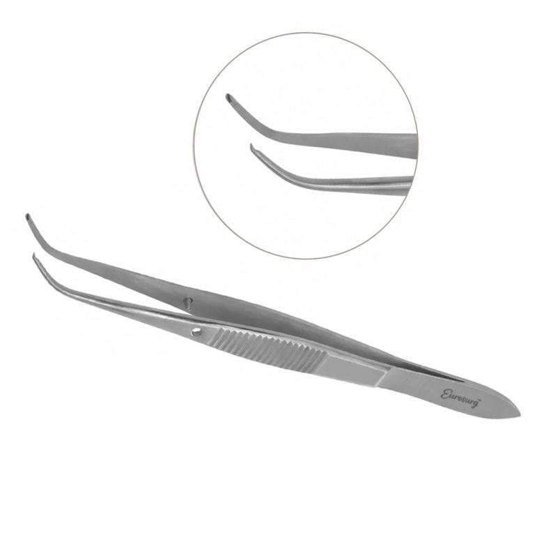 Iris Forceps 4" Standard Pattern 1x2 Teeth Fully Curved Iris Forceps 4" Standard Pattern 1x2 Teeth Fully Curved