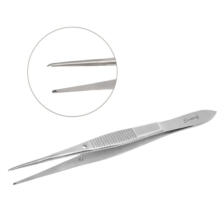 Iris Forceps 4" Standard Pattern 1x2 Teeth Straight Iris Forceps 4" Standard Pattern 1x2 Teeth Straight