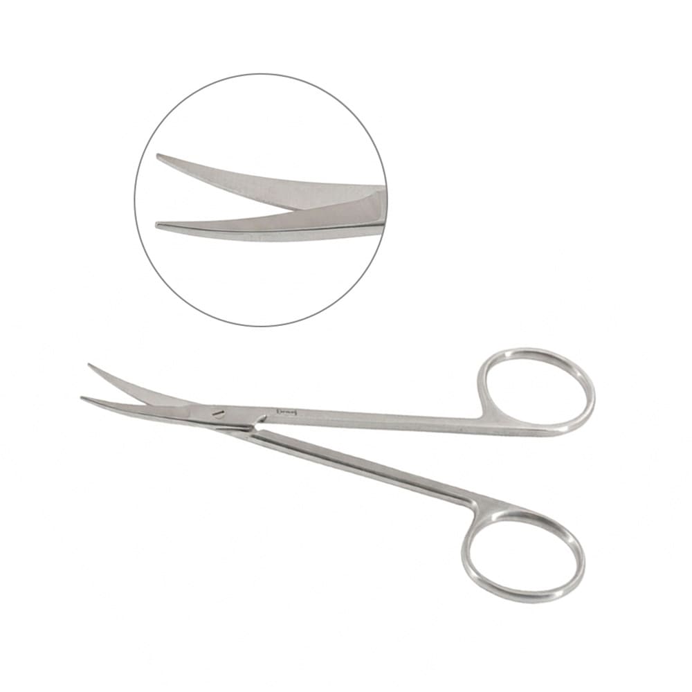 Iris Scissors 3 1/2" Curved with Sharp Tips