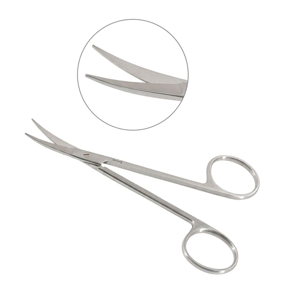 Iris Scissors 4 1/2" Curved with Sharp Tips
