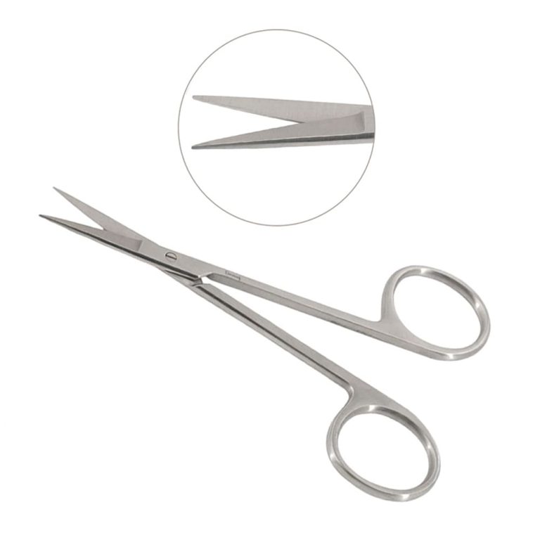 Iris Scissors 4 1/2" Straight with Sharp Tips