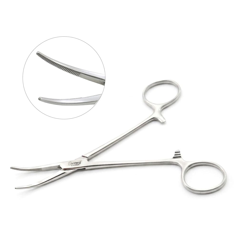 Kelly Hemostatic Forceps 5 1/2" Curved