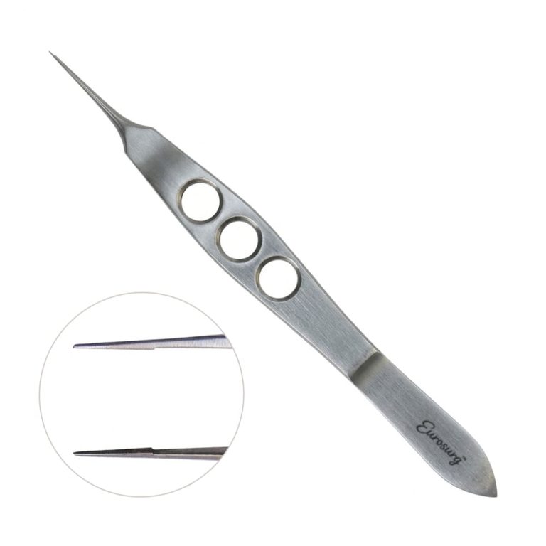 McPherson Suturing Forceps 10cm Straight 5mm Smooth Jaws with Tying Platform McPherson Suturing Forceps 10cm Straight 5mm Smooth Jaws with Tying Platform