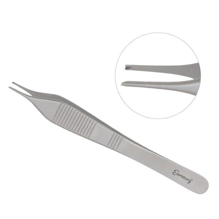 Micro Adson Forceps 1x2 Teeth 4 3/4" Micro Adson Forceps 1x2 Teeth 4 3/4"