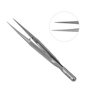 Micro Tying Forceps Straight Round Body With Counter Balance 13cm