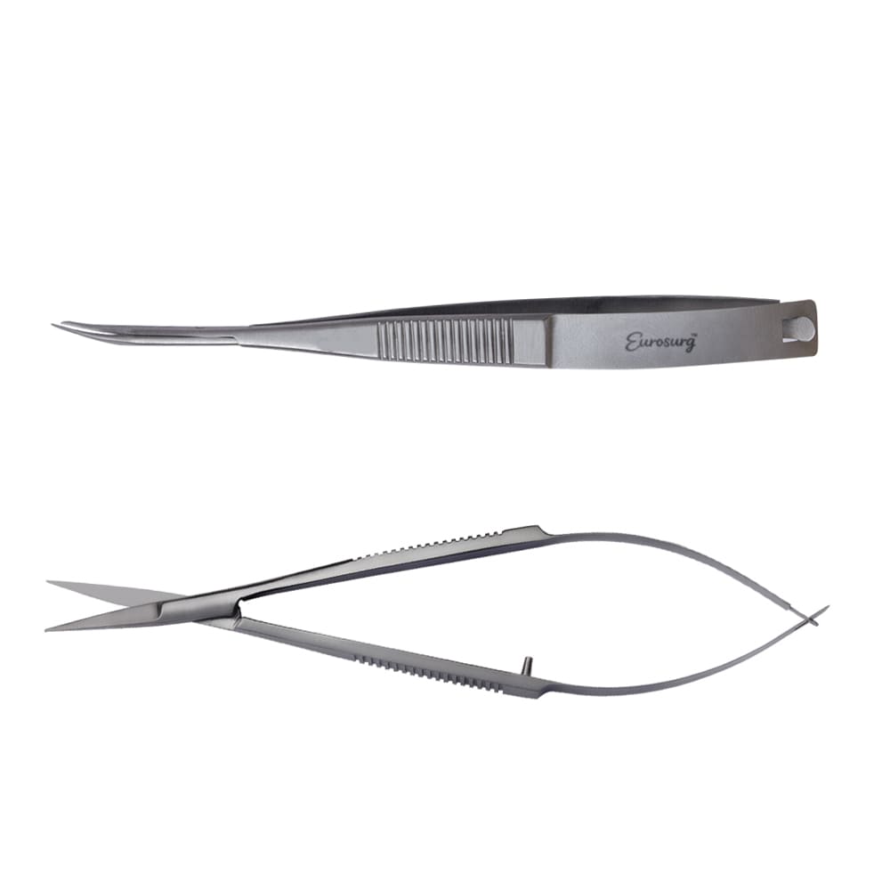 Noyes Iris Scissors Straight 4 1/2" Sharp Tips With Spring Handle Noyes Iris Scissors Straight 4 1/2" Sharp Tips With Spring Handle