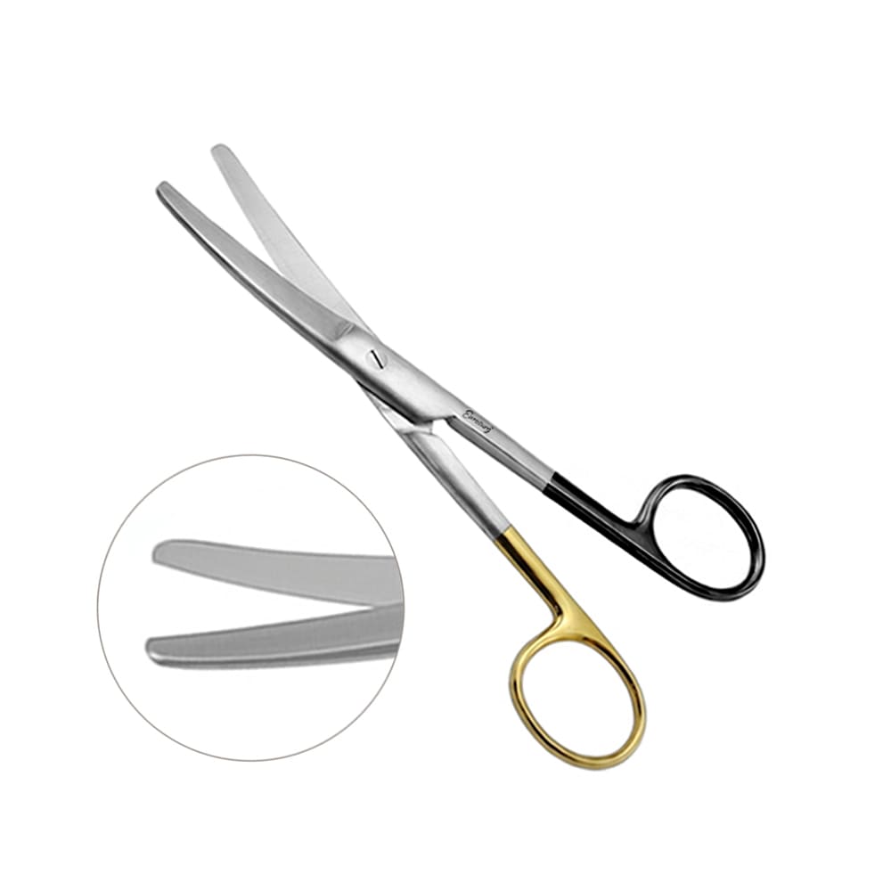 Operating Scissors Blunt Blunt Curved 5 1/2" Super Sharp - Tungsten Carbide