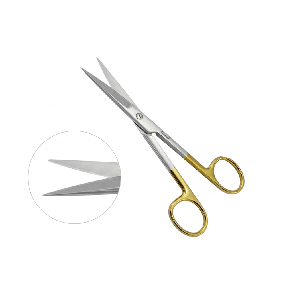 Operating Scissors Sharp Sharp Straight 4 1/2" - Tungsten Carbide