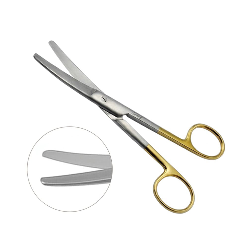 Operating Scissors Blunt Blunt Curved 5 1/2" - Tungsten Carbide