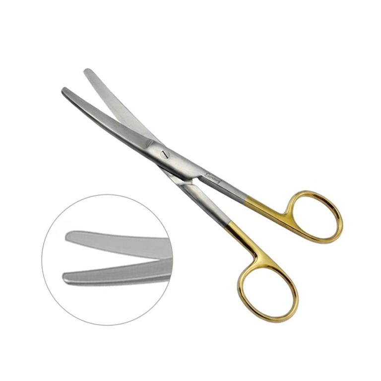 Operating Scissors Blunt Blunt Curved 5" - Tungsten Carbide