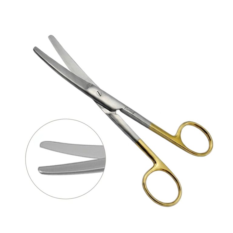 Operating Scissors Blunt Blunt Curved 6" - Tungsten Carbide