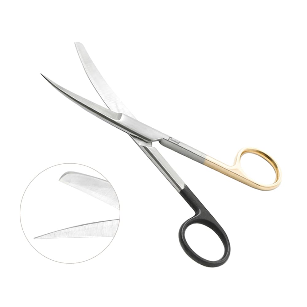 Operating Scissors Sharp Blunt Curved 5 1/2" Super Sharp - Tungsten Carbide