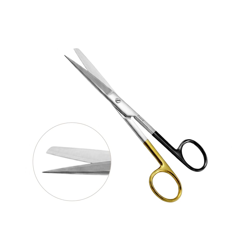 Operating Scissors Sharp Blunt Straight 4 1/2" Super Sharp - Tungsten Carbide