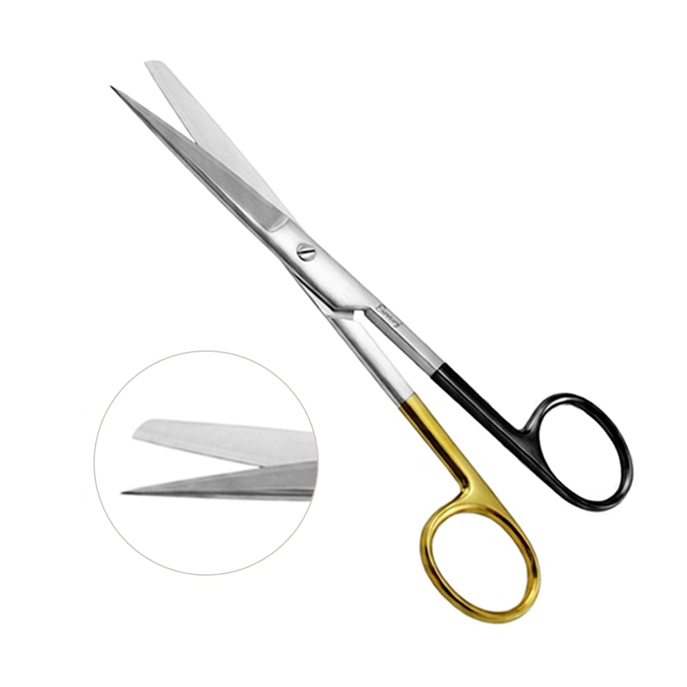 Operating Scissors Sharp Blunt Straight 7 1/2" Super Sharp - Tungsten Carbide