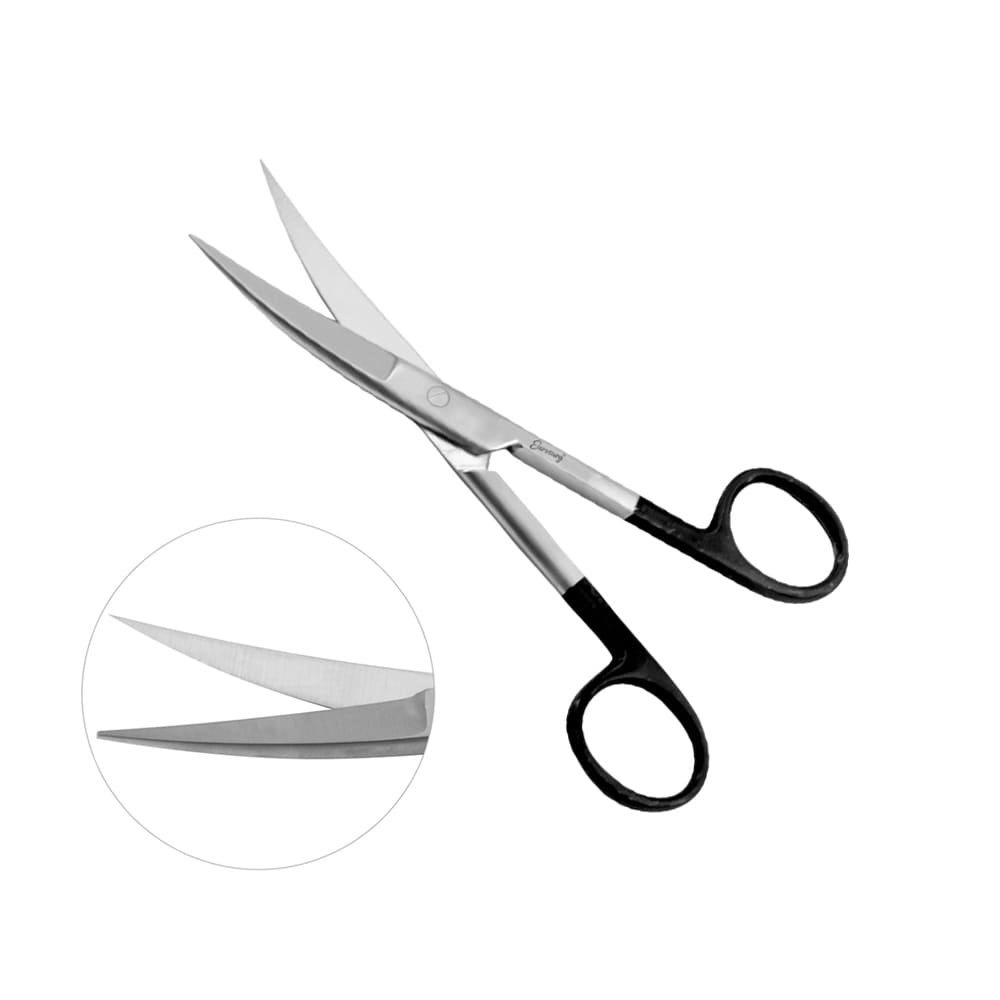 Operating Scissors SuperCut Sharp Sharp Curved 4 1/2"