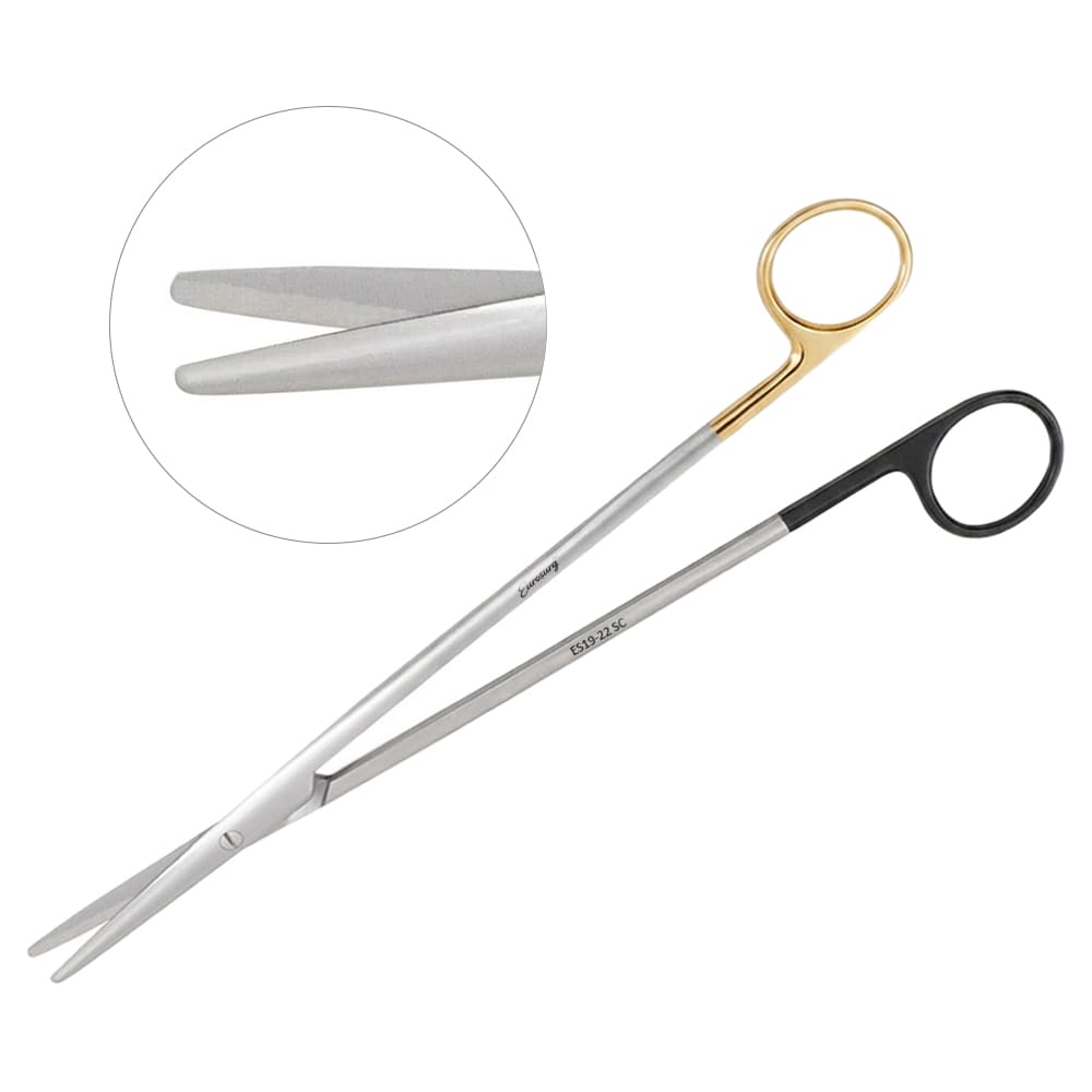 Metzenbaum Scissors Straight 14 1/2" Tungsten Carbide - Super Sharp