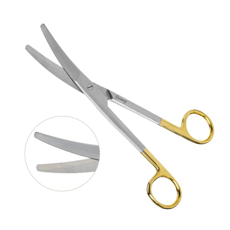 Mayo Dissecting Scissors 5 1/2", Straight, Tungsten Carbide Insert Blades, Left Hand