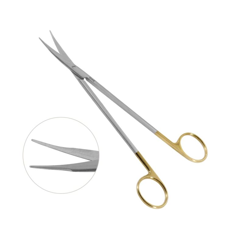 Stevens Tenotomy Scissors Curved with Blunt Tips 5 1/2", Tungsten Carbide
