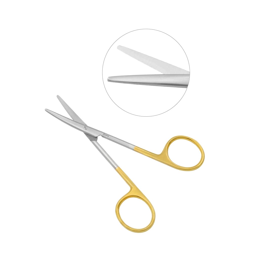 Strabismus Scissors Straight 4 1/2" - Tungsten Carbide