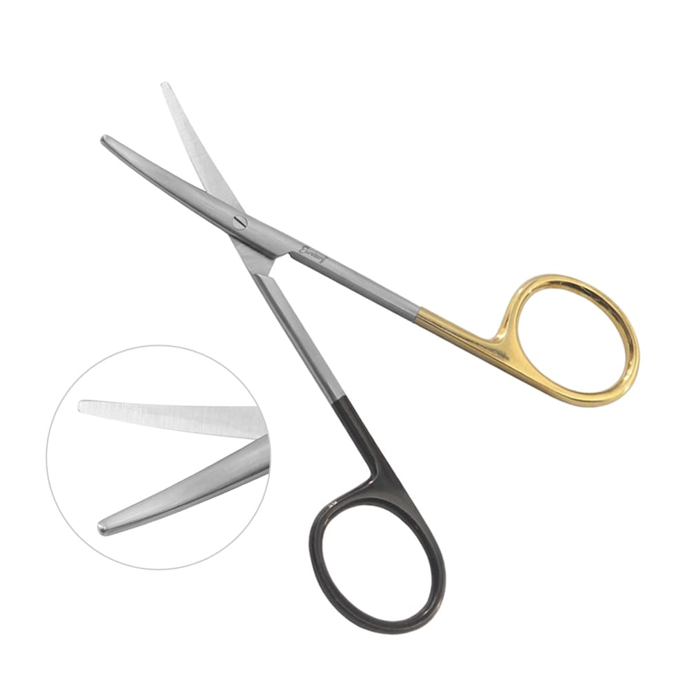 Super Sharp Strabismus Scissors 4 1/4" Curved - Tungsten Carbide