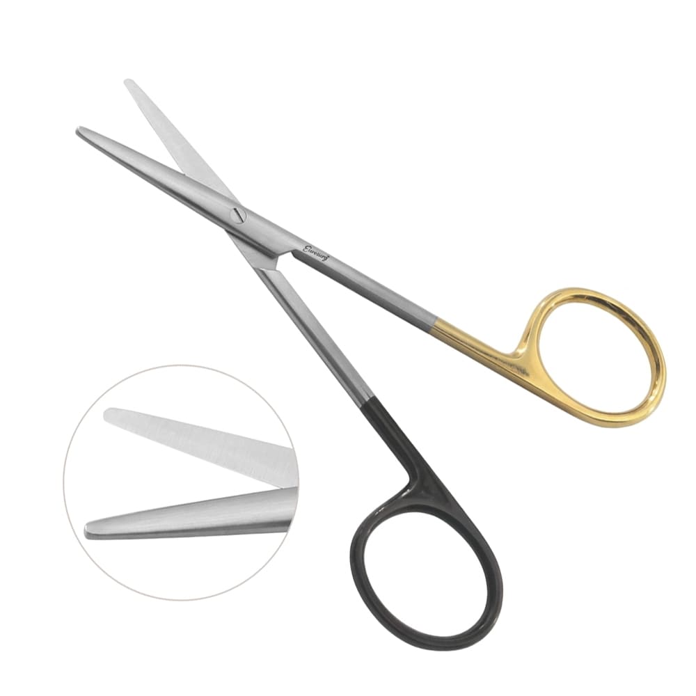 Super Sharp Strabismus Scissors 4 1/4" Straight - Tungsten Carbide
