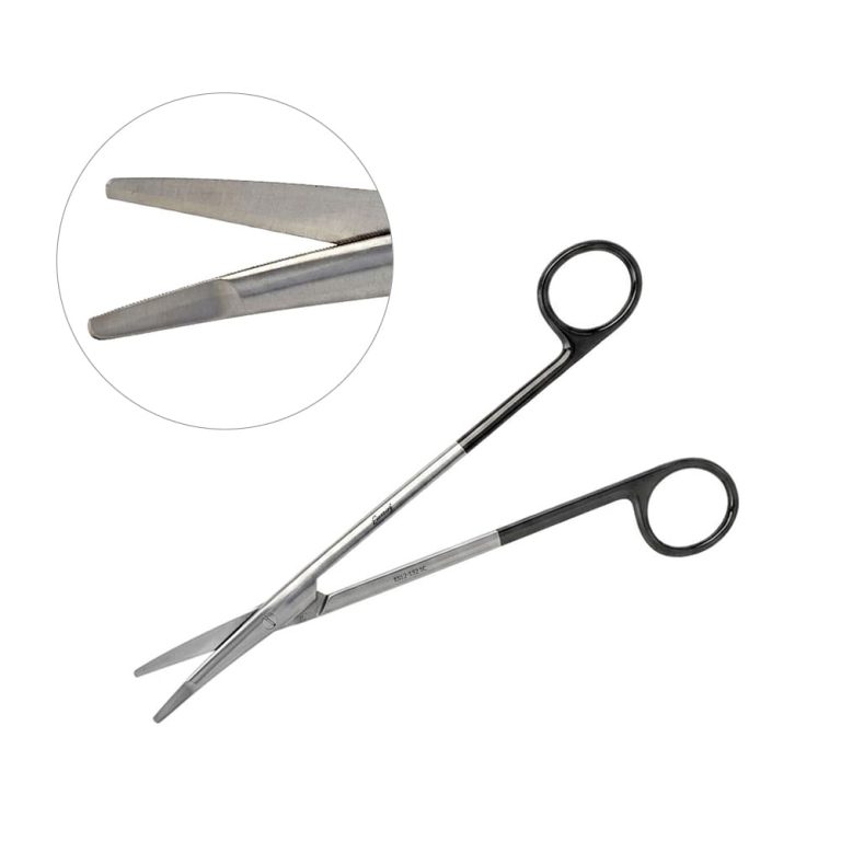 Ragnell Dissecting Scissors 5" SuperCut Flat Tip Curved