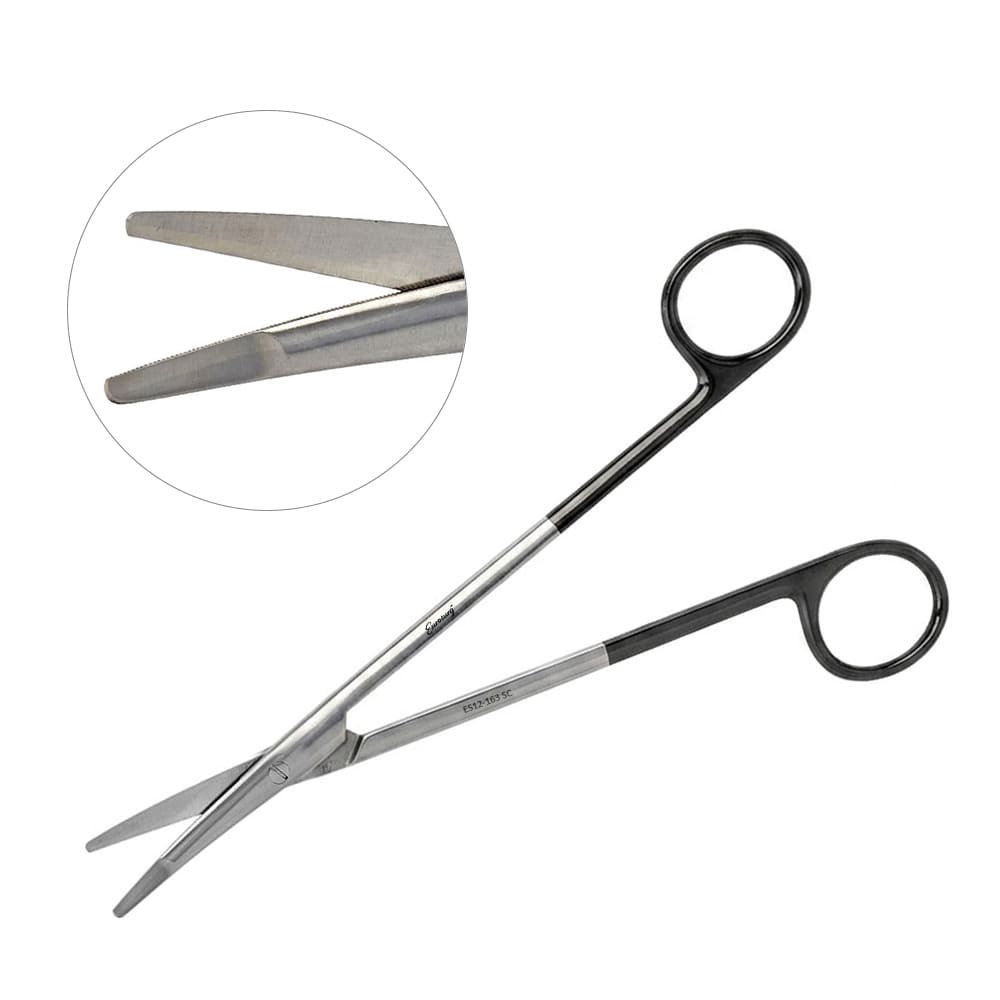Ragnell Dissecting Scissors 7" SuperCut Flat Tip Curved