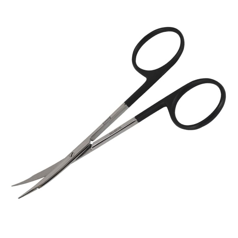 SuperCut Stevens Tenotomy Polished Scissor Curved 4 1/2" with Blunt Tips