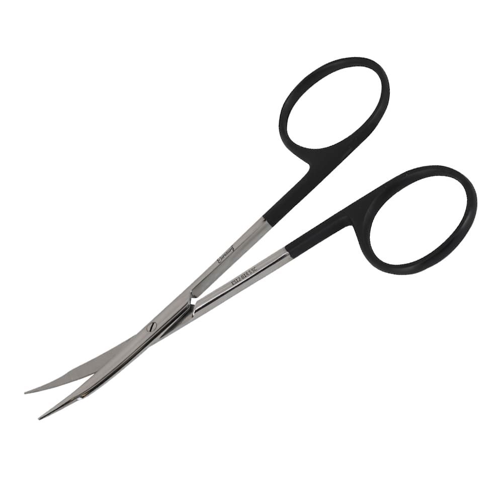 SuperCut Stevens Tenotomy Polished Scissor Curved 4 1/2" with Blunt Tips