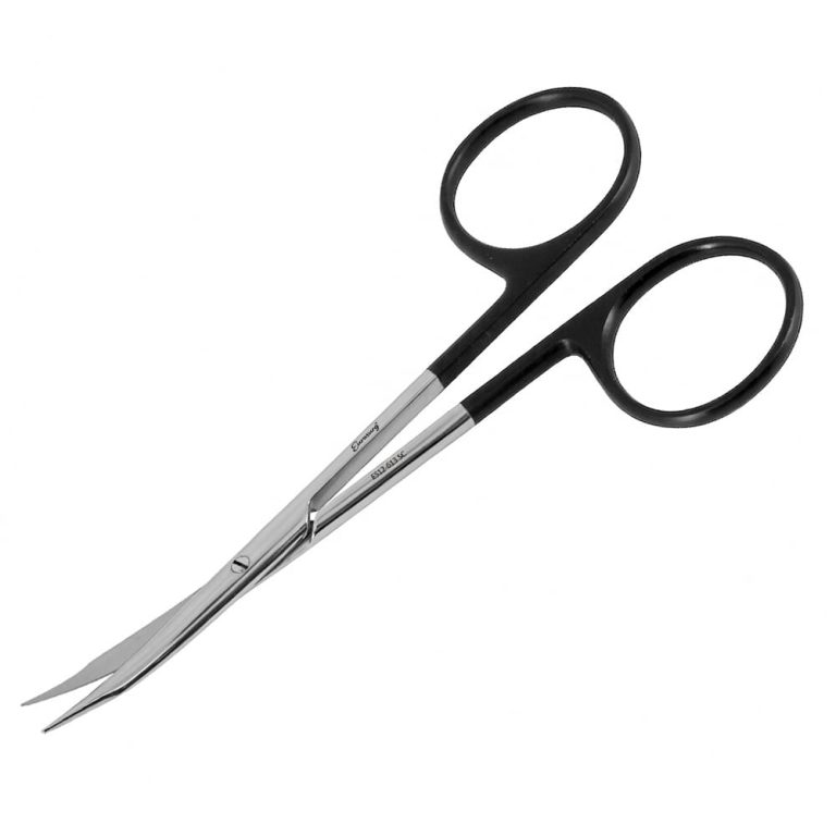 SuperCut Stevens Tenotomy Polished Scissor 4 1/2" Slightly Curved with Blunt Tips
