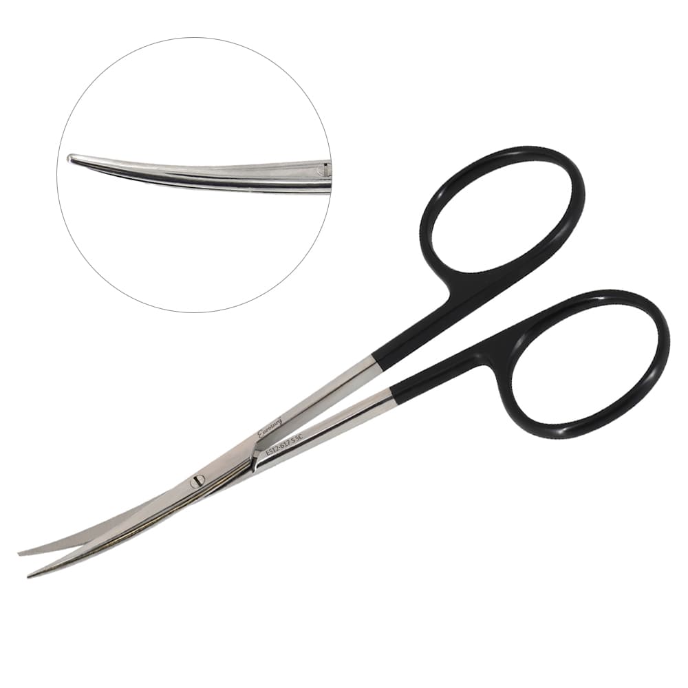 SuperCut Metzenbaum Dissecting Polished Scissors 4 1/2" Curved