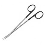 SuperCut Gradle Polished Scissor Curved 6" with Blunt Tips