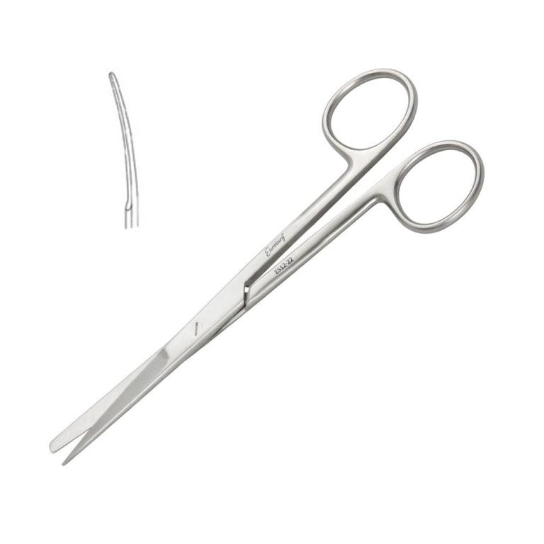 Deaver Scissors Curved 5 1/2" - Sharp/Blunt | Euro Surg