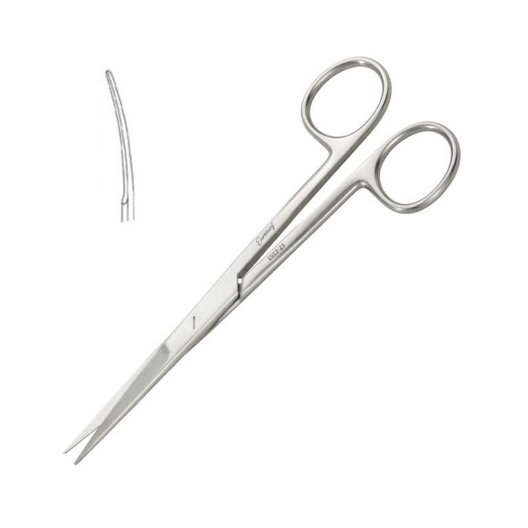 Deaver Scissors Curved 5 1/2" - Sharp/Sharp | Euro Surg