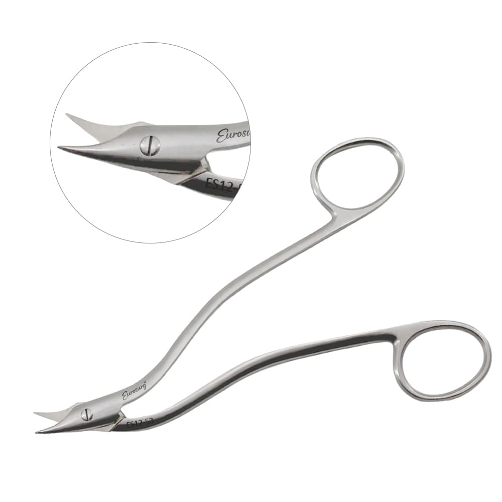 Heath Wire Cutting Scissors 6 1/4" One Serrated Blade | Euro Surg