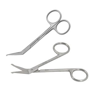 Iris Scissors Angular with Two Probe Tips | Euro Surg