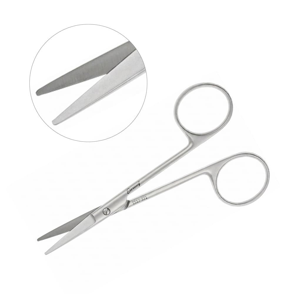 Knapp Iris Scissors 4" Straight - Blunt/Blunt | Euro Surg