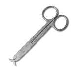 White Toe Nail Scissors 4 1/2"