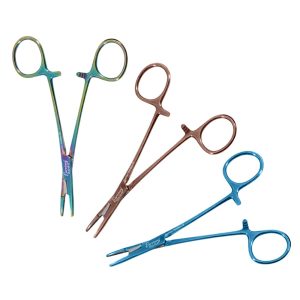 Olsen Hegar Needle Holder Scissors Combination - Tungsten Carbide 5 1/2" Color Coated
